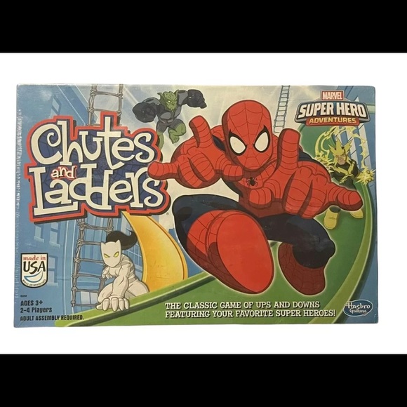 Other Hasbro Gaming Marvel Spiderman  Warriors Chutes Ladders